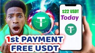 Free USDT Mining Site 2025 | $22 USDT LIVE Withdrawal Proof