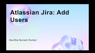 Atlassian Jira: Add Users