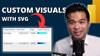 BUILT-IN CUSTOM VISUALS using this SVG TRICK // Power BI Visual Tips and Tricks in 2023