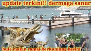 update dermaga sanur!!, hujan tetap ramai oleh bule#bali #baliviral