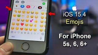 Get iOS 15.4 New Emojis in iPhone 6, 5s, 6Plus || New Emojis For Older iPhones