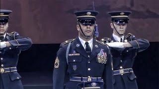 U.S. Army Drill Team Performs • Spirit of America 2014