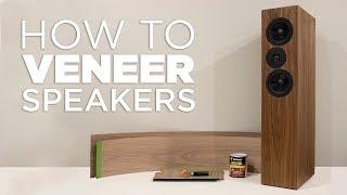 How to Apply Wood Veneer to MDF Speakers