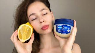 Porcelain face, skin like a baby in 5 minutes! Vaseline & Lemon!