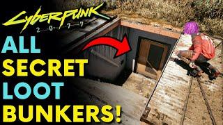 Cyberpunk 2077 - 7 Secret Bunkers with Legendary Items, Skill Shards & More!