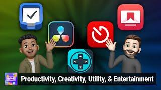 Productive, Creative, Useful, and Entertaining Apps for iOS - Things 3, Runestone, DaVinci Resolve