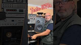 #1970s Vintage TESLA Speaker Boxes Sound Test - TESLA 1PF 067 67 @Angelicaaudio