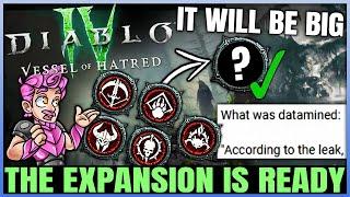 Diablo 4 - Vessel of Hatred Expansion is Going to be HUGE... - New Leaks, Datamine, Reveal & More!