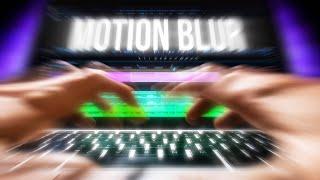 How to Edit MOTION BLUR in Premiere Pro and After Effects