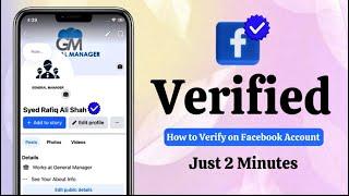 How to Verify Facebook Account 2024 | Blue Badge fb Profile or Page