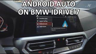 How to Connect Android Auto Wireless to BMW IDrive 7.0 - Easy!