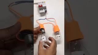 Bulb Connection in series | 25 watt vs 100 watt in series #shorts #ytshorts