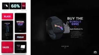 Sale Event / Black Friday Promo  After Effects Template  AE Templates