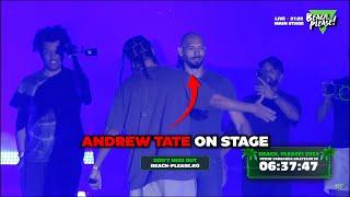 Andrew Tate PERFORMS With French Montana