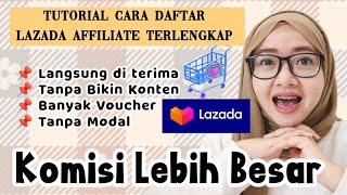 CARA DAFTAR LAZADA AFFILIATE LEWAT HP LANGSUNG DI TERIMA  / KOMISI LAZADA AFFILIATE LEBIH BESAR