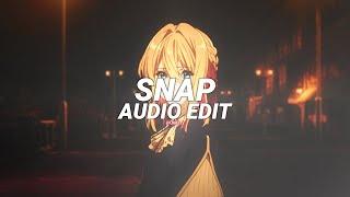 snap (sped up) - rosa linn [edit audio]