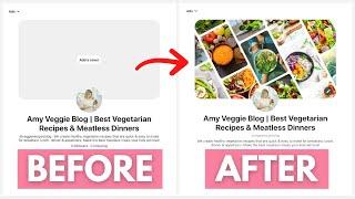 How to Customize a Pinterest Profile Cover (Free Template)