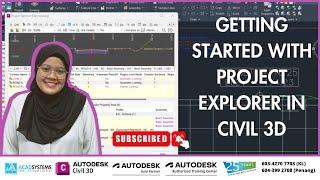 Getting Started with Project Explorer in Autodesk Civil 3D