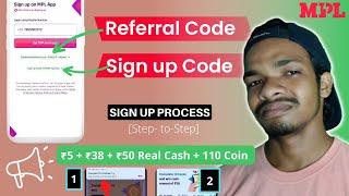 MPL Referral Code & Sign up Code | Latest MPL Sign-up Process Using Referral Code and Sign up Code