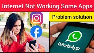 Fix Internet Not Working In Some Apps Problem Solved || How To Fix Internet Not Working Some Apps