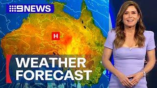 Australia Weather Update: Partly cloudy and light winds | 9 News Australia