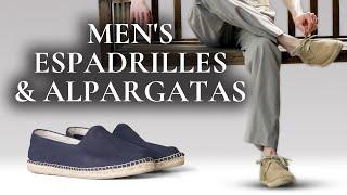 Why Espadrilles & Alpargatas Beat Men's Flip-Flops & Sandals