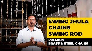 Discover the Finest Swing Jhula Chains - Swing Rod - Premium Brass and Steel Chains