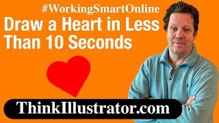 Adobe Illustrator Create a Heart in Under 10 Seconds