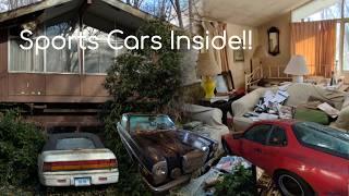 Car Collector's ABANDONED House With EVERYTHING Left | Expensive Cars Inside