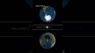 North Pole 24 hours timelapes #shorts #spacefacts #viral #spaceslice