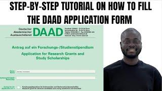 How to fill DAAD Application form to win DAAD EPOS Scholarship 2025