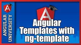  Angular ng-template - Introduction to Angular Template Partials
