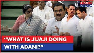 "What Is Jijaji Doing With Adani?" Smriti Irani’s Stinging Comment On Rahul Gandhi And Robert Vadra