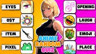 40 Anime Random Quiz ️ | The Ultimate Anime Quiz 