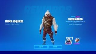 How to Get FREE SNOWMANDO SKIN in Fortnite! (Winterfest 2020 Event)