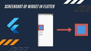 How to take screenshot of a widget in flutter