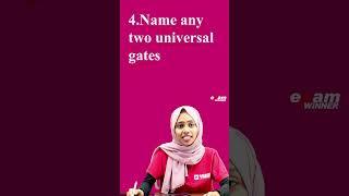 Name any two Universalgates.. | Plus One Computer Science