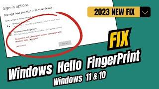 (NEW FIX) We Couldn't Find a Fingerprint Scanner Compatible With Windows Hello Fingerprint