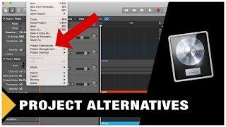 How to save Project Alternatives in Logic Pro X