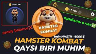 HAMSTER KOMBAT - Pul yechish haqida to'liq malumotlar Qaysi bir muhim Прибыл в час Yoki asosiymi ?