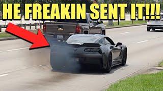 CORVETTES SHOW OFF BY SENDING IT OUT OF TWIN PEEKS CAR SHOW!!!