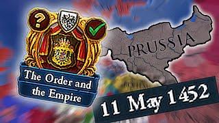 Form Prussia In 8 Years As EU4 Teutonic Order !!
