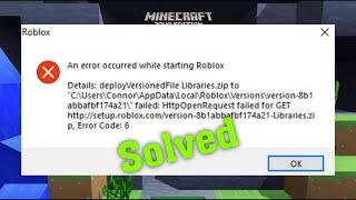 Fix An Error Occured While Starting Roblox Studio,Failed To Create Key For RobloxStudioLauncher.exe