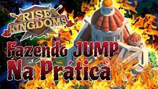   Fazendo o JUMP em Rise of Kingdoms na prática - dicas para iniciantes - criando uma conta do zero