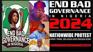 ENDS BAD GOVERNANCE IN NIGERIA  PEACEFUL PROTEST THURSDAY 1ST OF AUGUST 2024.