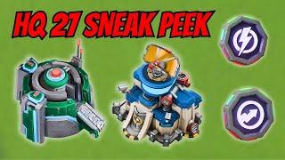 Boom Beach HQ 27 and Engraver Sneak Peek