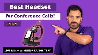 Best Headset for Conference Calls 2021! Live Mic Test