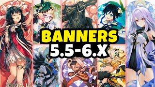 BANNER UPDATE! 5.5 TO 6.0 FULL ROADMAP! DOTTORE, SKIRK, COLUMBINA & MORE- Genshin impact