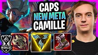 CAPS CRAZY NEW META CAMILLE! *WORLDS BOOTCAMP* | G2 Caps Plays Camille Mid vs Sylas!  Season 2024