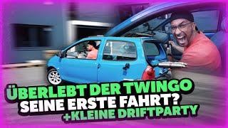 JP Performance - Überlebt der R1 Twingo seine erste Fahrt? + Driftparty